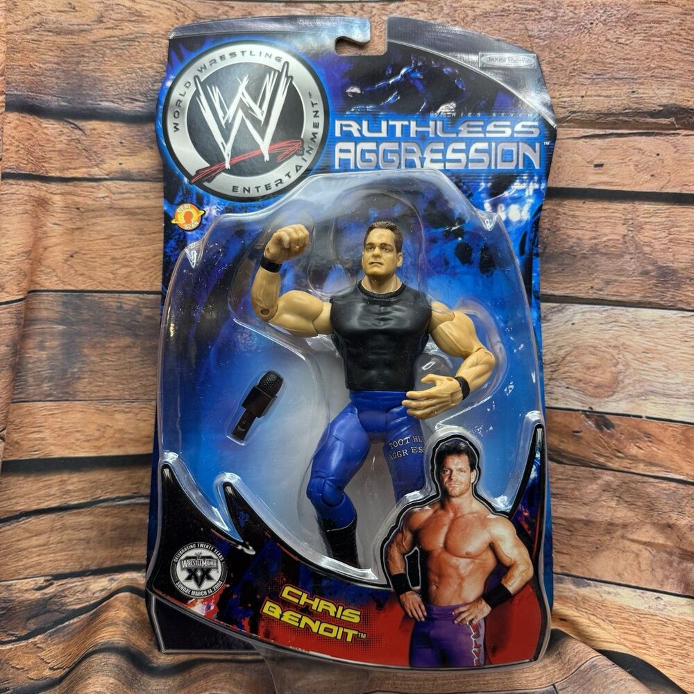WWE Chris Benoit Figure Ruthless Aggression Series 7 Jakks Pacific 2004 Sealed